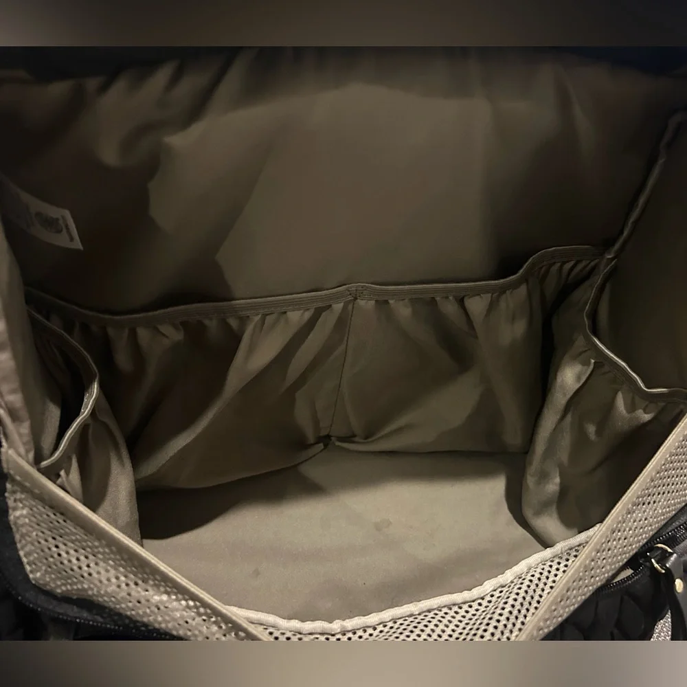 HAPP Levy Diaper Backpack Black | Large Travel Baby Bag with Multiple Pockets